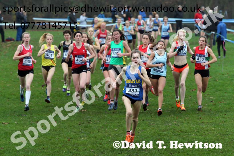 Women's under-17s and under-20s European Cross Country Trials, Sefton Park, Liverpool. Photo: David T. Hewitson/Sports for All Pics